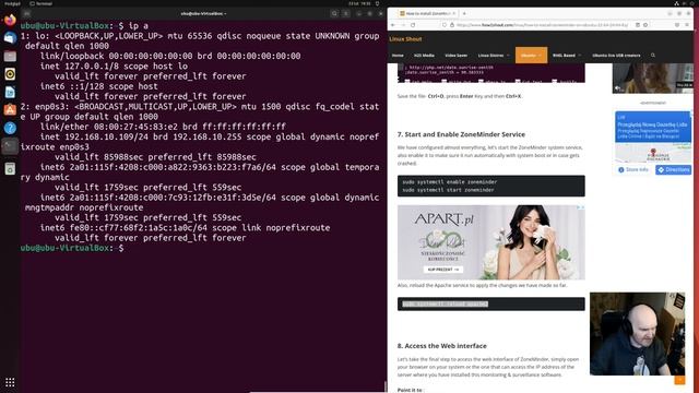 Poradnik instalacji i konfiguracji Zoneminder 1.36 Linux Turnkey Debian 11 Ubuntu 22.04 i IP WebCAM смотреть онлайн