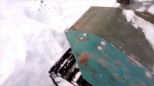 Помор х6 в снег  на лыжах. покатушки.( тест )