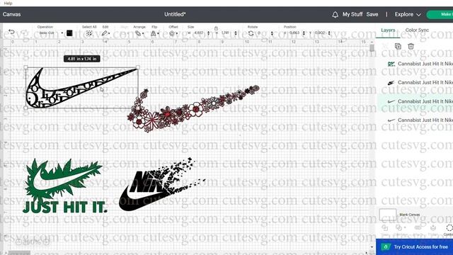 Nike Logo SVG, Nike BundlePNG, DXF, EPS Cutting files смотреть онлайн