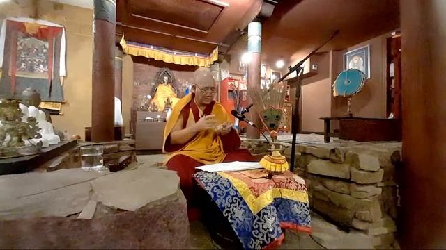 Рабтен Ринпоче. Ритуал продления жизни Цедруб Белой Тары. 13.11.2022 смотреть онлайн