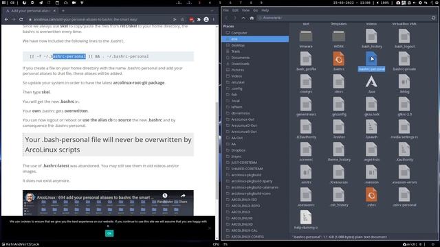 ArcoLinux : 2731 Using your personal aliases on Bash, Zsh and Fish смотреть онлайн