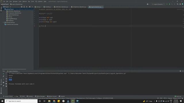 07 Logical operators in Python | Python for testers смотреть онлайн