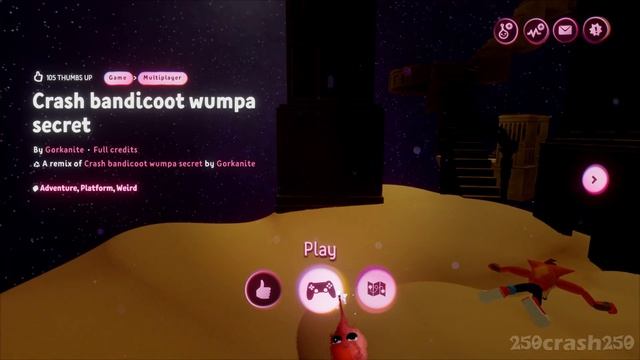 Crash Bandicoot Games Created in Dreams Gameplay #3 смотреть онлайн
