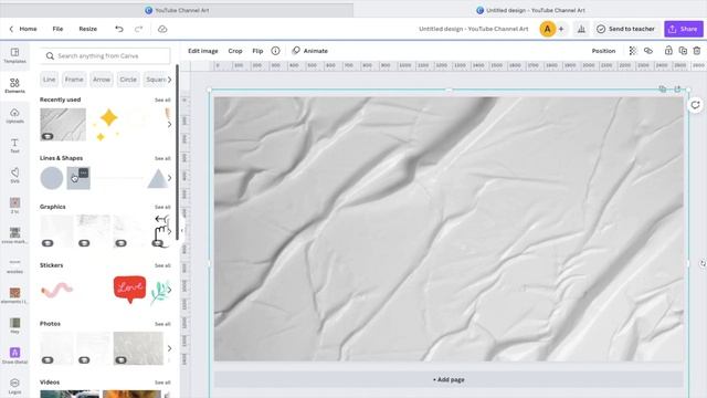 MAKING A COOL PAPER TEXTURE WITH CANVA смотреть онлайн