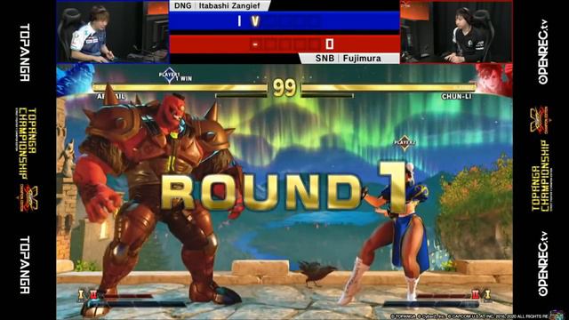 Topanga Championship - Itabashi Zangief (Abigail) vs Fujimura (Chun-Li) - Street Fighter 5 CE смотреть онлайн