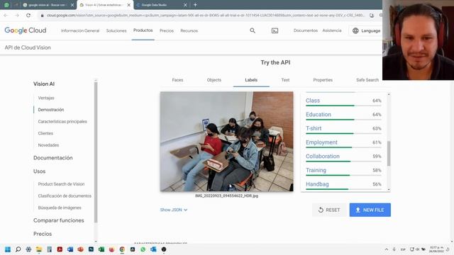 Ejercicio breve en Google Vision AI [OJO: no es un tutorial] смотреть онлайн