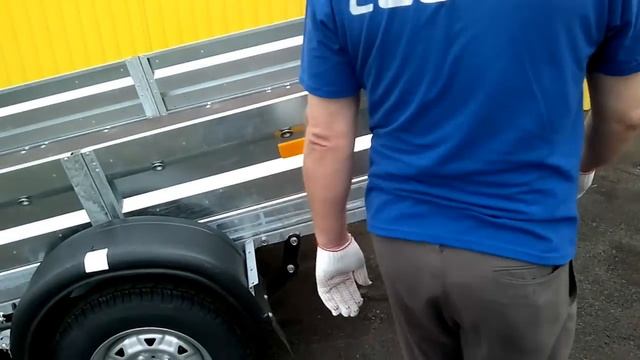 Прицеп грузовой для легковых автомобилей AvtoS АС23AB смотреть онлайн