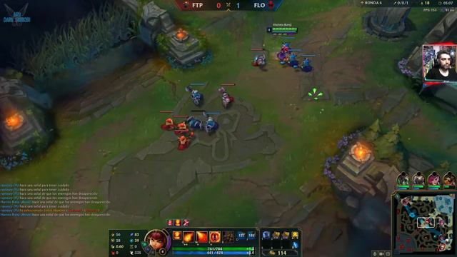 League of Legends "Torneo CLASH -Flores Agresivas - FLO Vs FTP -Annie MID - Quedamos TERCEROS" [LOL смотреть онлайн