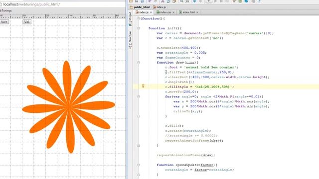 JavaScript Tutorial - HTML5 Canvas - Frame counter - part 60 смотреть онлайн