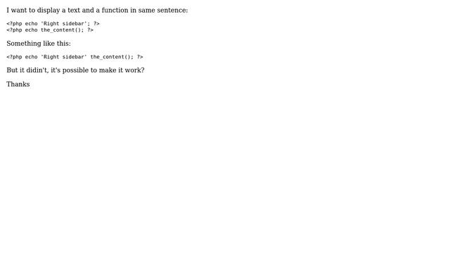 Wordpress: How can I use a text and a function php? смотреть онлайн