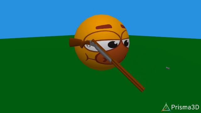 Умник решил пострелять с охотничьего ружья. 3D анимация. смотреть онлайн