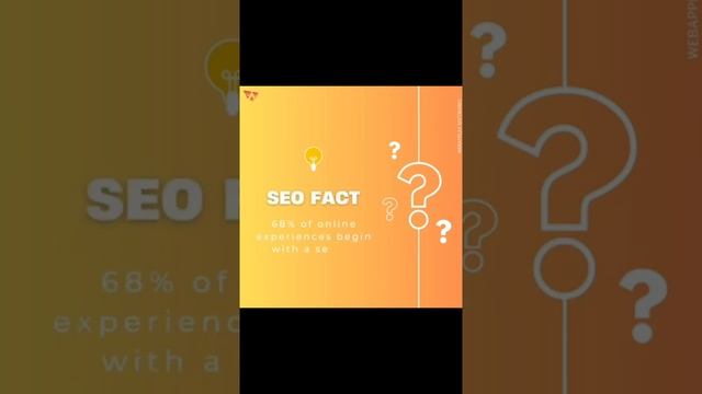 Did you know that 68% of online experiences begin with a search engine? смотреть онлайн