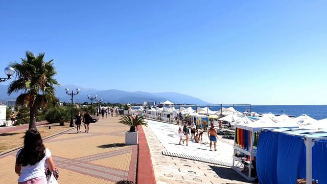 Гостиница в Адлере. Отель Пятиэтажка. Город, море и пляж. Full HD смотреть онлайн