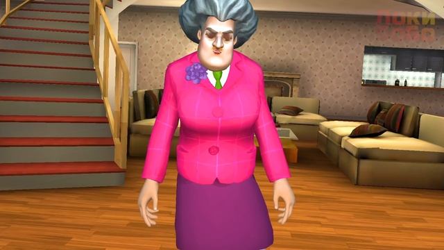 Злая Училка, что-то нахимичила ? НОВЫЕ ПРАНКИ ? Scary Teacher 3d смотреть онлайн