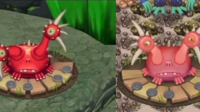 My Singing Monsters Prismatic Red Quibble & Epic Quibble Comparison смотреть онлайн
