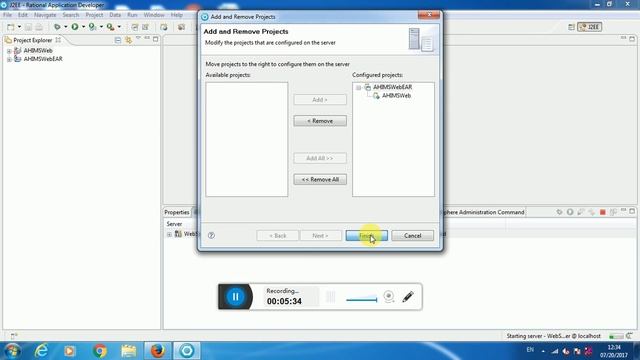 Import WAR on IBM RAD 7.0 and Run With IBM WAS смотреть онлайн