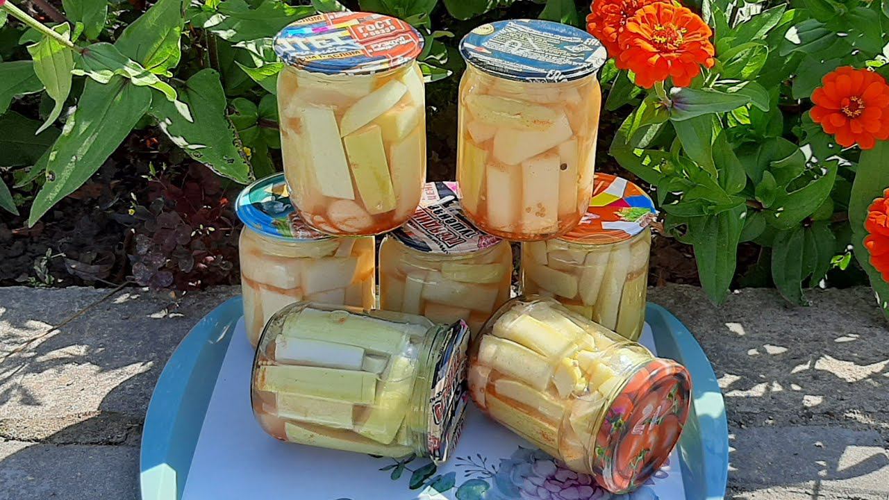 Кабачки маринованные смотреть онлайн