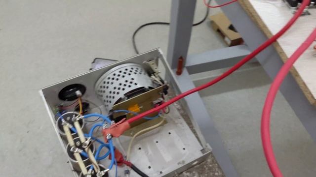 Закончили тест 100 циклов China Noname 43Ah. Пробуем собрать конденсаторную сварку шпилек...