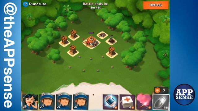 Puncture (12) Single Player Island - Boom Beach Walkthrough смотреть онлайн