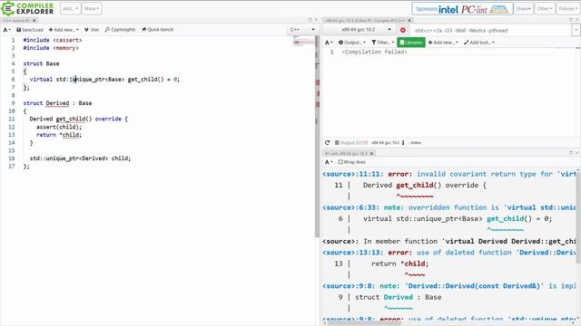 C++ Weekly - Ep 264 - Covariant Return Types and Covariant Smart Pointers смотреть онлайн