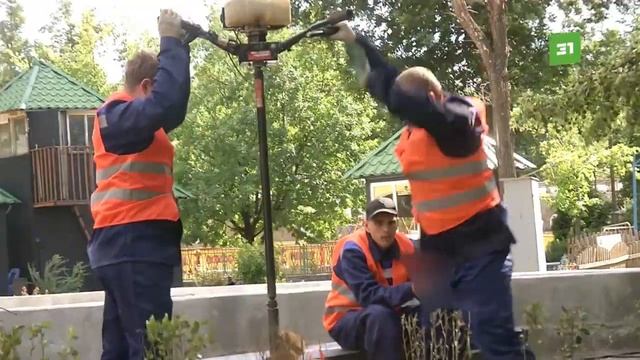 Все дороги ведут в театр. Возле парка Пушкина завершается благоустройство новой пешеходной зоны смотреть онлайн