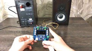Bluetooth Sound Amplifier Усилитель мощности звука TDA7498 Aliexpress Test Review