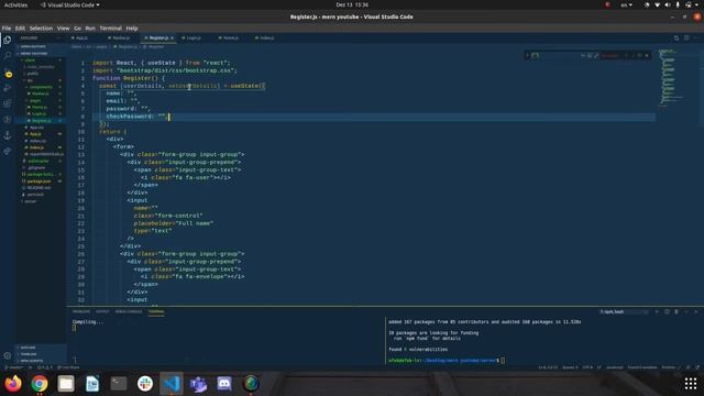 3-React Form ile Register Page Oluşturulması смотреть онлайн