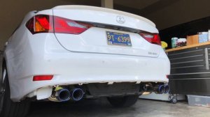 LEXUS GS350 EXHAUST SOUNDS! - Stock VS Upgrade w/ Headers and Tune (Headphones Recommend)