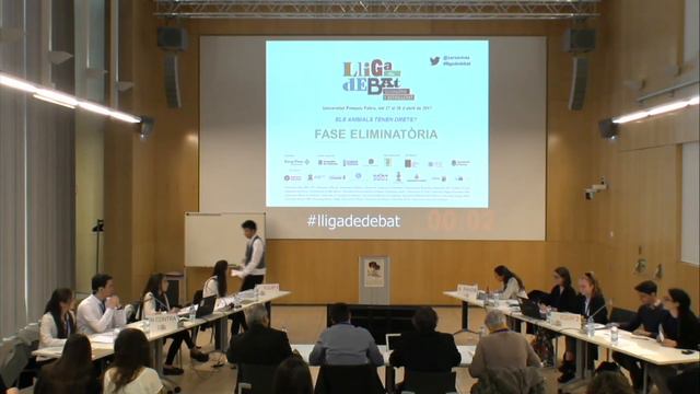 Lliga De Debat De Secundària I Batxillerat 2017. Debat Hamelin-Laie (UB) - Carmelites (URV)