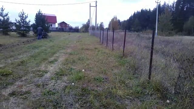 Распашка целины мотоблоком урал и посев горчицы