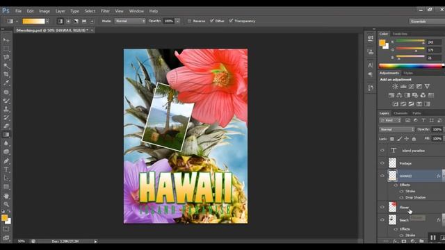 Photoshop cs6 - 7 Layers μέρος 2 смотреть онлайн