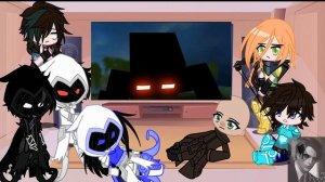 Minecraft OC's React to "Willow Tree" Herobrine Vs Null By SashaMT Animations // My Minecraft AU...