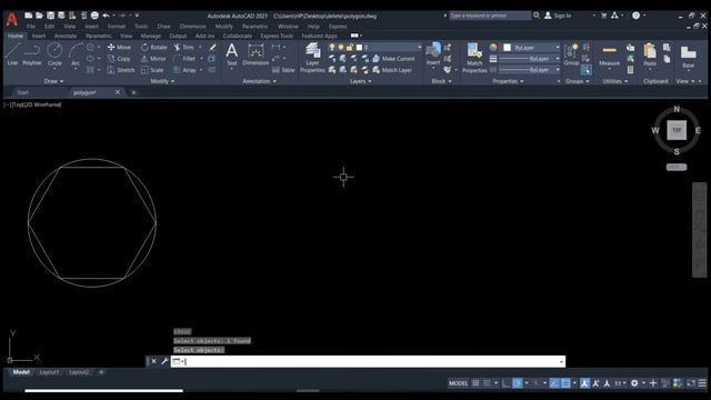 Polygon command in AutoCAD (in Hindi) | AutoCAD | Mechanical design software | #jpcadtutorials смотреть онлайн