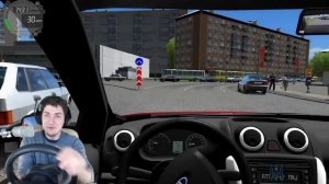 City Car Driving ПО СЕТИ С ДРУГОМ