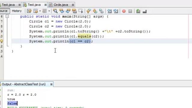 40 how to override the equals method смотреть онлайн