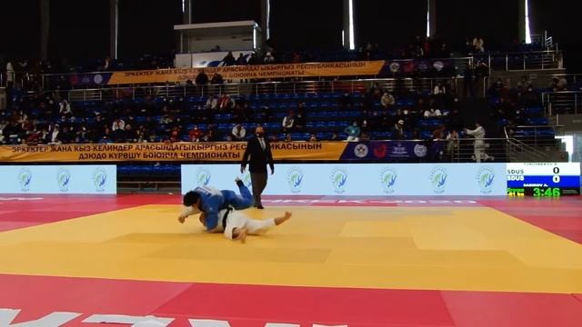 ДЗЮДО. ЧЕМПИОНАТ КЫРГЫЗСТАНА-2020. 81 кг за 3-е место Азиз Сабиров-Турусбеков смотреть онлайн