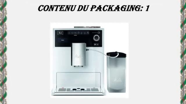 Melitta Caffeo Ci Machine à café Automatique Blanc смотреть онлайн