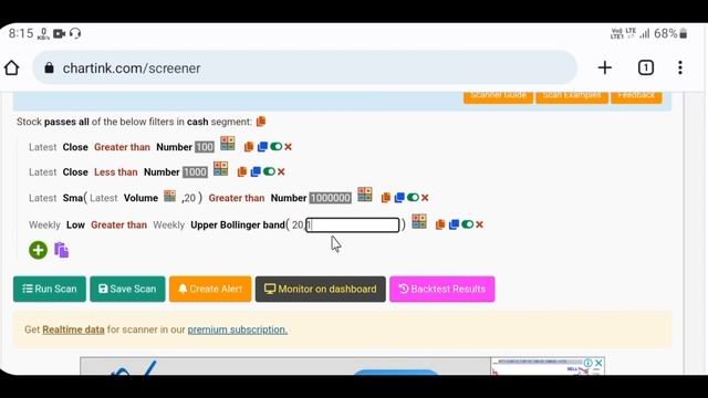 Power Of Stocks Bollinger Band Strategy | Weekly Bollinger band strategy scanner | ChartInk Scanner смотреть онлайн