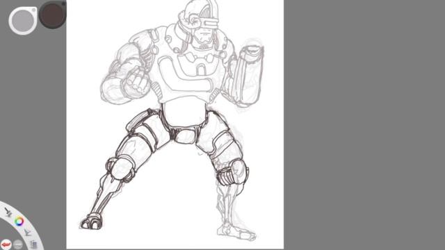 Digital Sketchbook | Episode 1 | Android Soldier смотреть онлайн