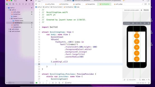 ? #5 ScrollView in IOS Development in hindi ? | Swift | Swift UI ? ? ✅ смотреть онлайн