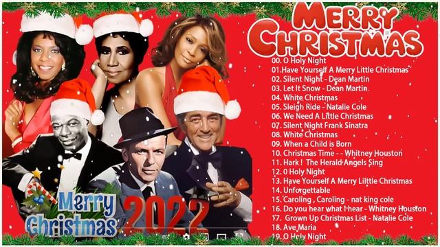 Bing Crosby,Frank Sinatra, Dean Martin, Nat King Cole - Greatest Hits Christmas Songs 50s 60s смотреть онлайн