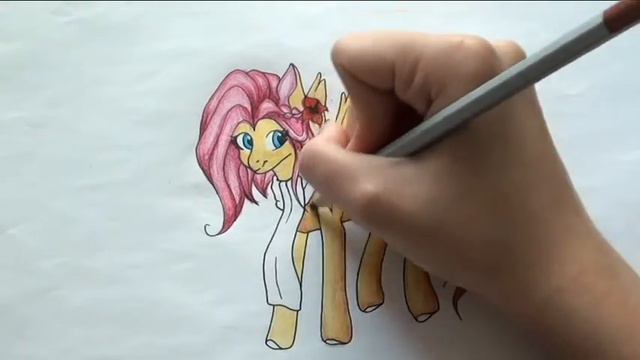 Задание 1 - Весенняя пони 🎀How to draw Fluttershy My Little Pony смотреть онлайн