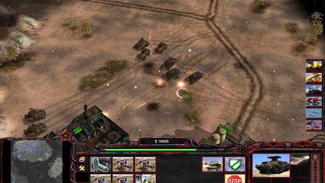 C&C Generals Zero Hour: Rise of The Reds Mod - Russia vs 2 Hard Game Play | Snowflake смотреть онлайн