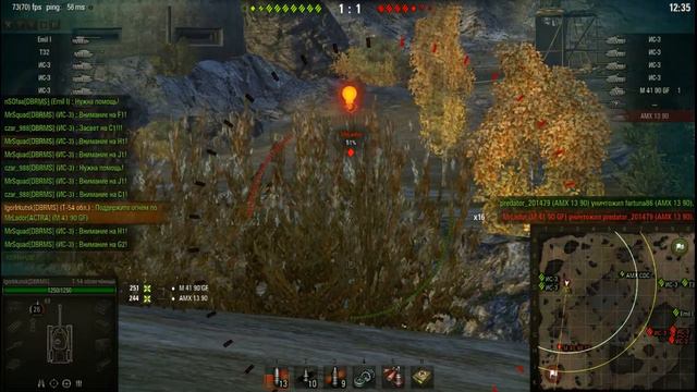 ГК. Карта Карелия. Клан DBRMS против ACTRA. Победа.