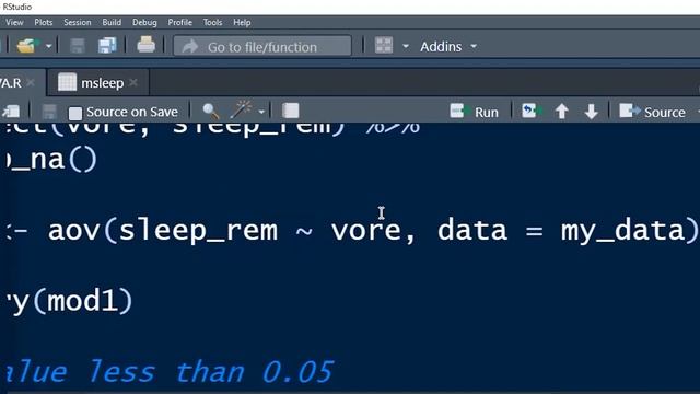 ANOVA using R programming. смотреть онлайн