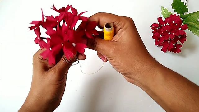 crepe paper flower/വെർബീന flower/diy flower making/paper flower making/d craft cut смотреть онлайн