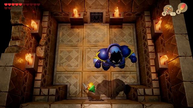 Zelda Link's Awakening Remake - Ancient Ruins Boss Fight (The Armored Knight) смотреть онлайн
