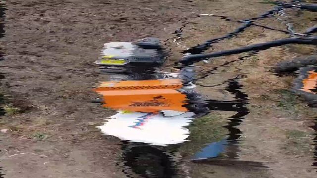 ?Мотоблок "Усадьба 8.0" пашем самодельным плугом.? смотреть онлайн