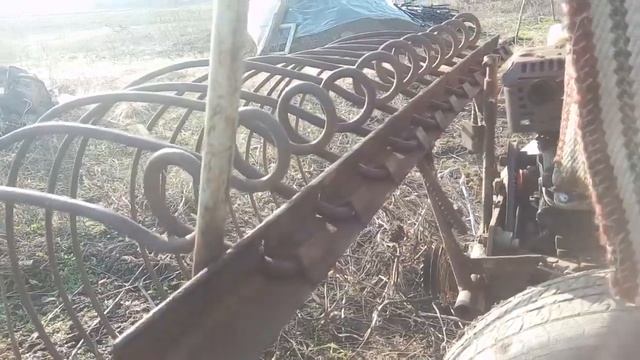 Самодельные грабли для минитрактора и мотоблока смотреть онлайн