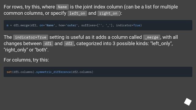 Python Pandas - Find difference between two data frames смотреть онлайн